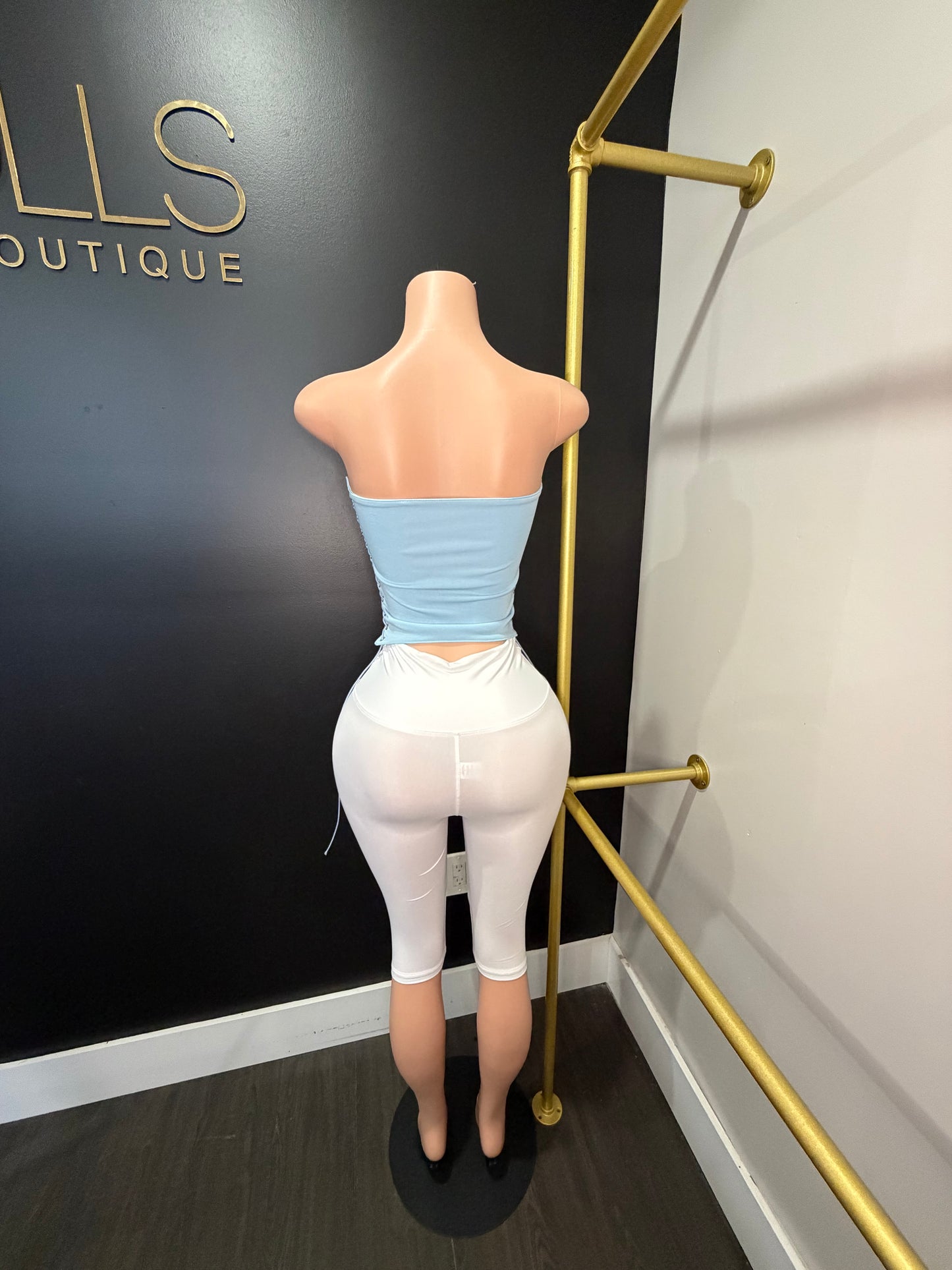 Powder Blue Luxe Top