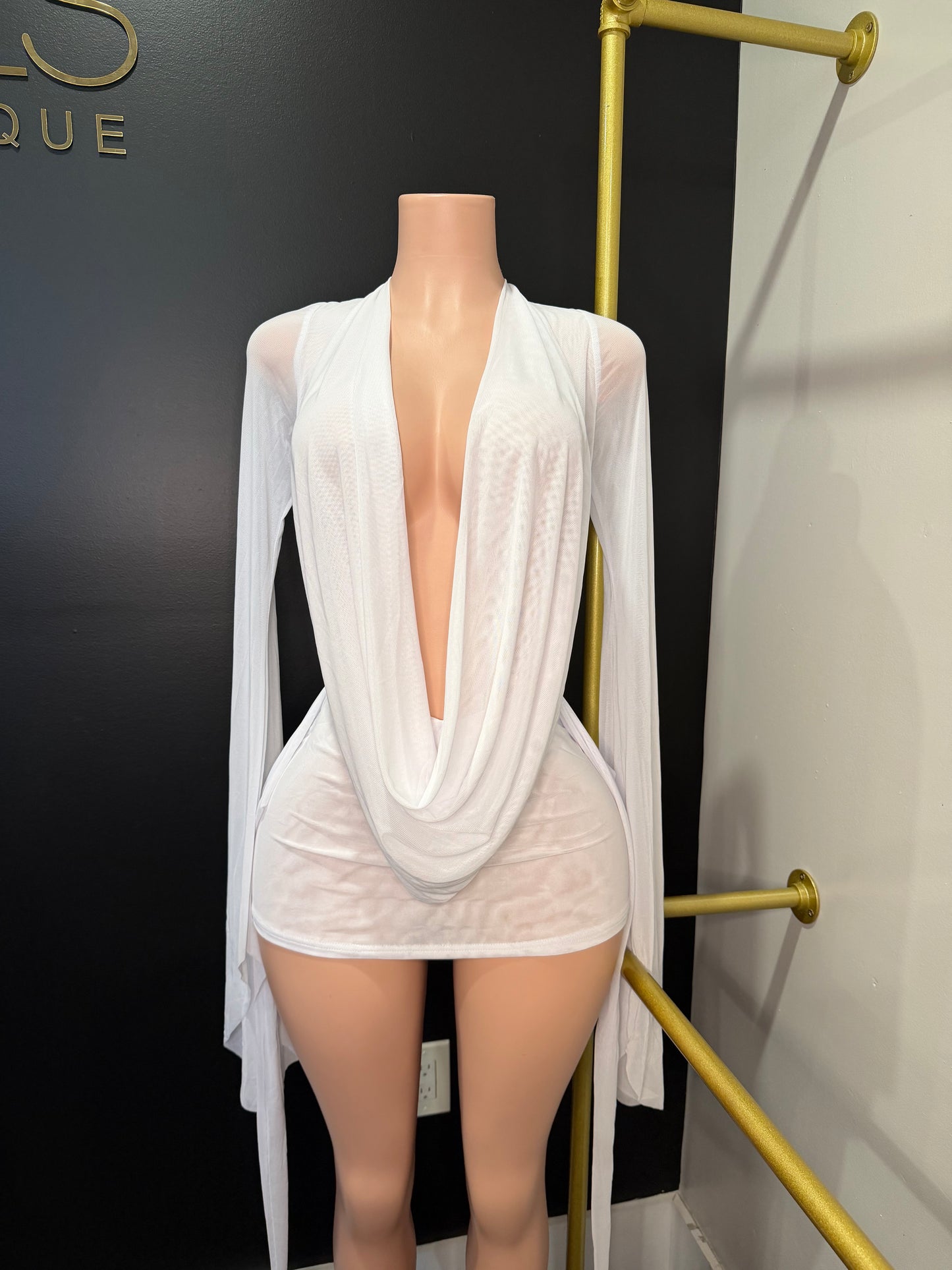 Draped Desire Dress