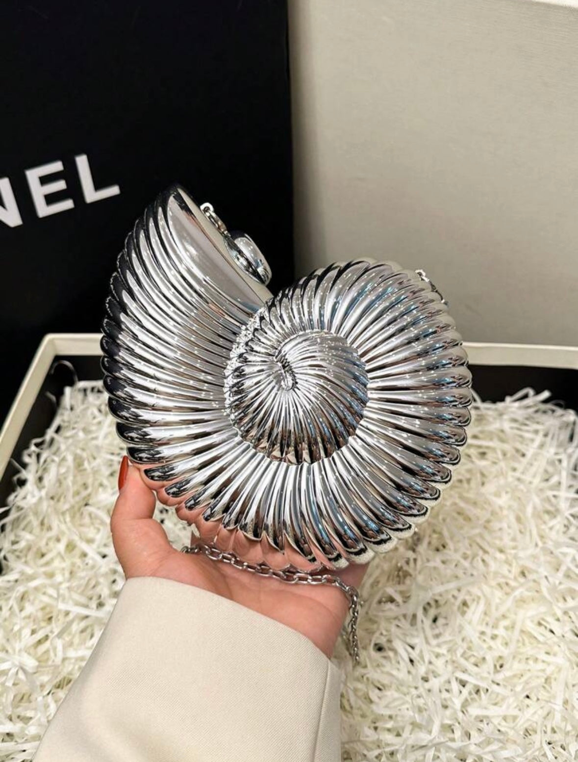 Seashell Conch Clutch