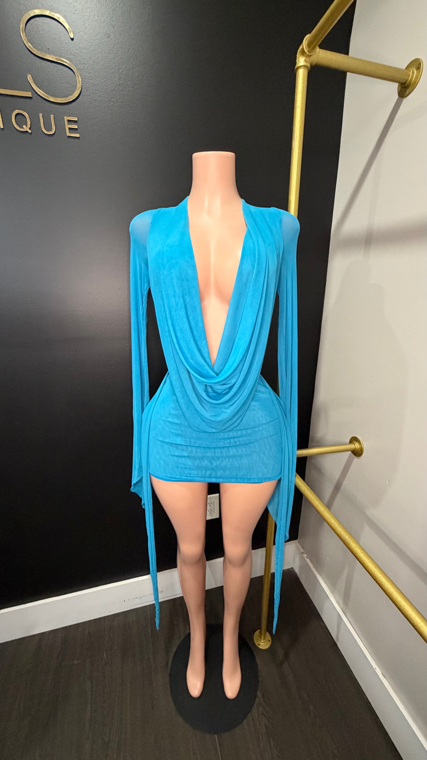 Draped Desire Dress