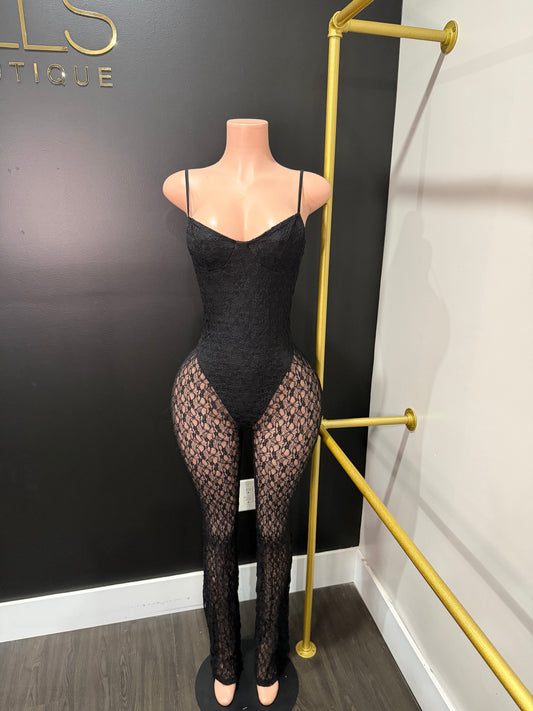 Lace Statement Jumpsuit