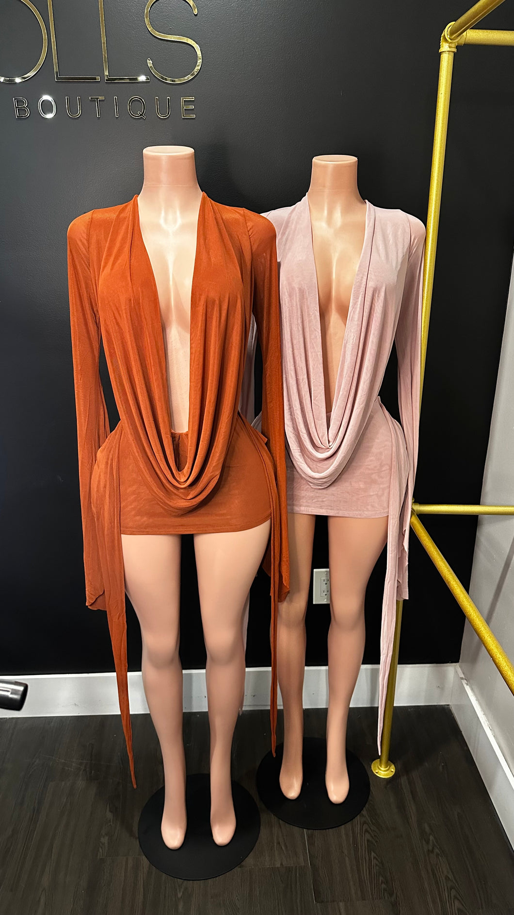 Draped Desire Dress