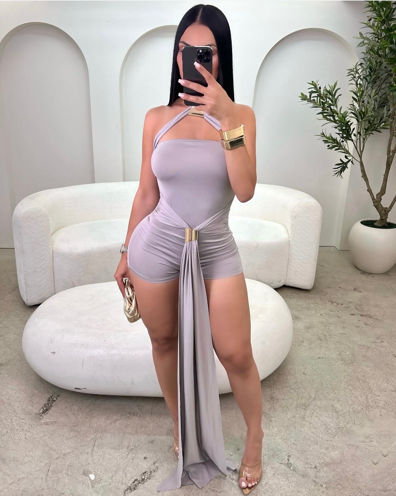 Ash & Gold Romper