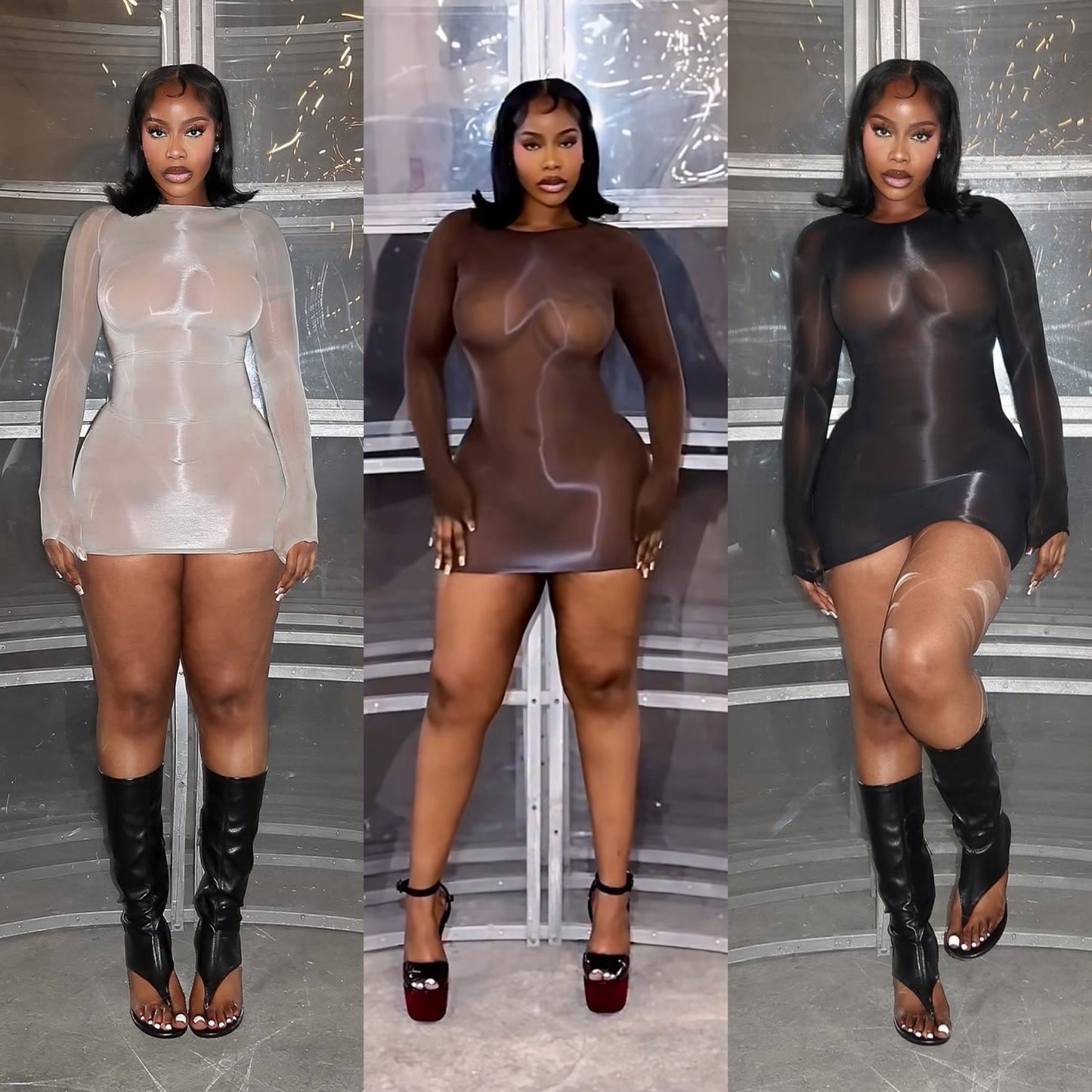 Midnight Illusion Dress